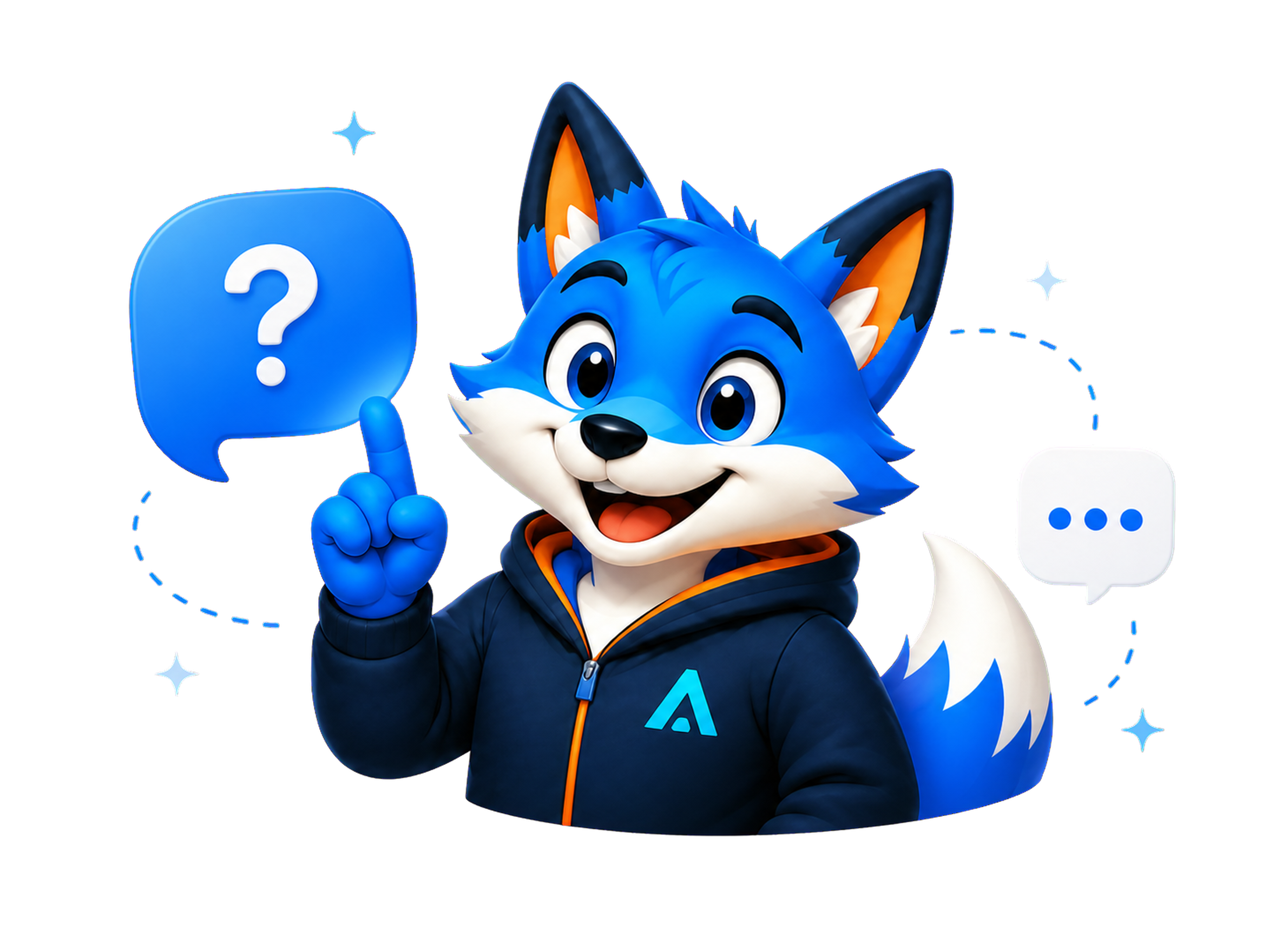 Raposa azul da NOVA a responder a perguntas frequentes